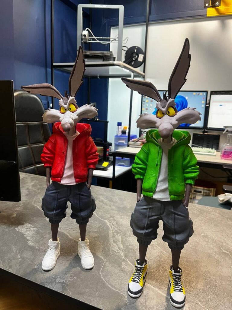 فیگور سه بعدی کایوت با استایل خیابانی